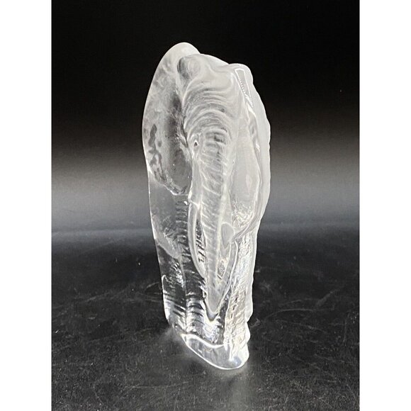 Mats Jonasson Elephant 6” Glass Figure - Picture 4 of 7